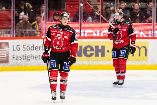 Örebros William Wikman och Philip Holm deppar