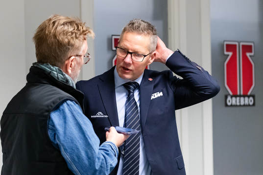Örebros tränare Johan Hedberg