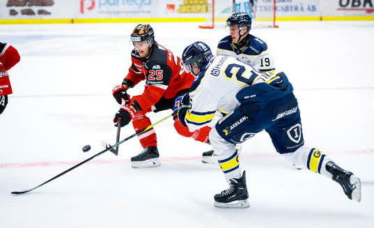 Örebros Philip Holm och HV71s Tommi Tikka