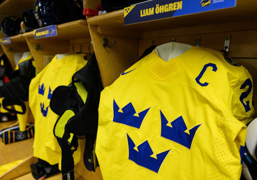 Liam Öhgren of Sweden’s jersey