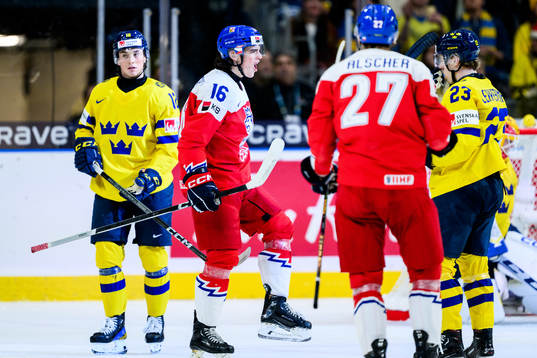 Matyas Melovsky of Czech Republic celebrates the 0-1 goal