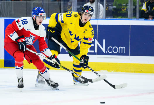 Matej Mastalirsky of Czech Republic and Liam Öhgren of
