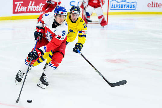 Tomas Hamara of Czech Republic an Jonathan Lekkerimäki of