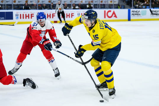 Jakub Stancl of Czech Republic and David Edstrom of Sweden