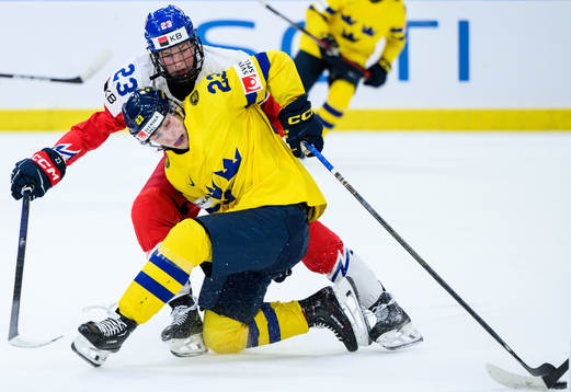 Jonathan Lekkerimäki of Sweden and Tomas Galvas of Czech