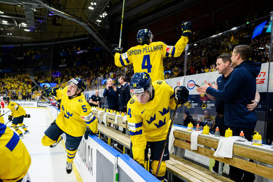 Bläddra bland fler bilder av 2024 IIHF World Junior Championship, semifinal, Sweden - Czech Republic