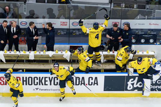 Players of Sweden celebrae