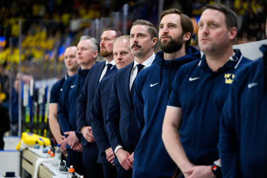Assistant coach Pierre Johnsson of Sweden