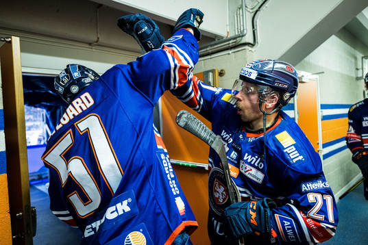Växjös Emil Sylvegård och Brian Cooper
