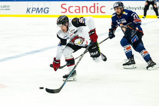 Malmö Redhawks Emil Forslund och Växjös Brian Cooper