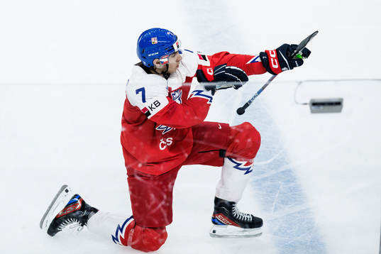 Tomas Cibulka of Czech Republic celebrates the 2-2 goal