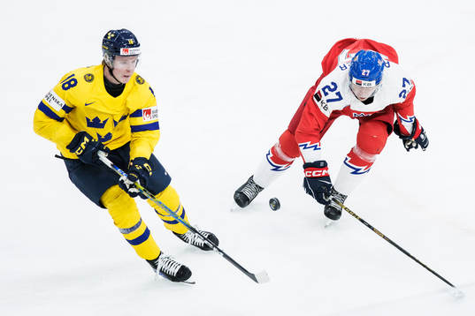 Filip Bystedt of Sweden and Marek Alscher of Czech Republic