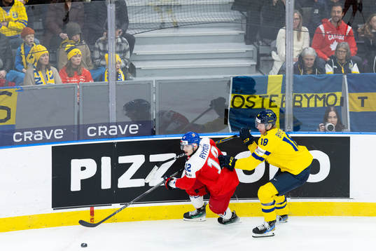 Dominik Rymon of Czech Republic and Filip Bystedt of Sweden