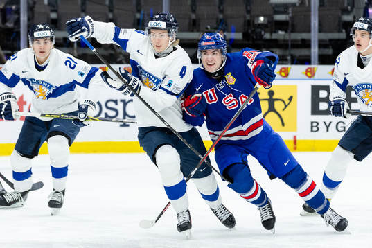 Arttu Karki of Finland and Jimmy Snuggerud of USA