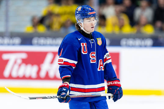 Ryan Leonard of USA looks dejected