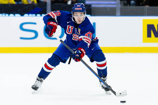 Lane Hutson of USA