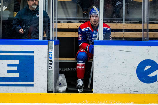 Oskarshamns Nick Olesen i utvisningsbåset