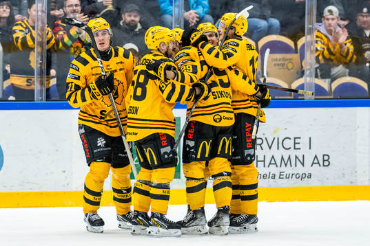 Skellefteås Max Lindholm jublar