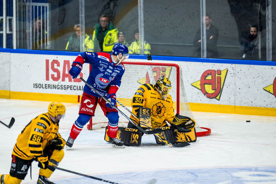 Oskarshamns Lukas Jasek och Skellefteås Linus Lindström