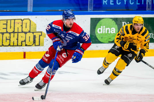 Oskarshamns Oscar Engsund och Skellefteås Filip Sandberg