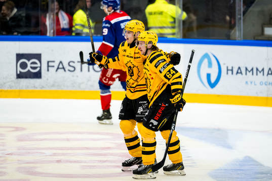 Skellefteås Jonathan Pudas jublar