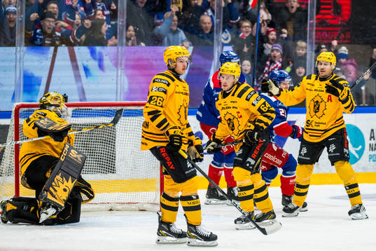 Skellefteås målvakt Linus Söderström , Simon Robertsson