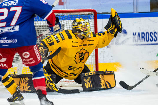 Skellefteås målvakt Gustaf Lindvall