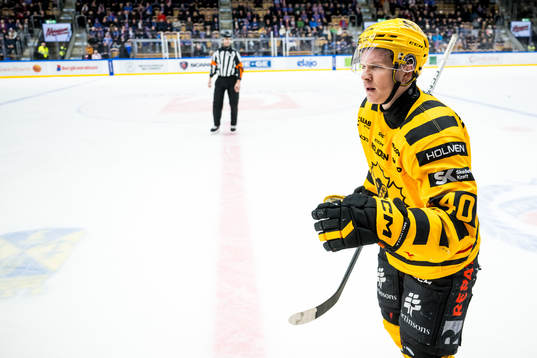 Skellefteås Anton Heikkinen jublar