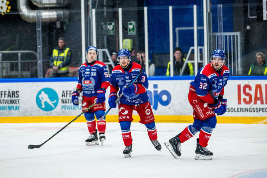 Oskarshamns Niclas Burström och Oscar Engsund deppar