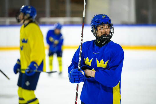 Ebba Hedqvist of Sweden at a practice session