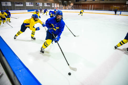 Edit Danielsson of Sweden at a practice session