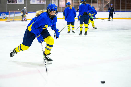 Ebba Hedqvist of Sweden at a practice session