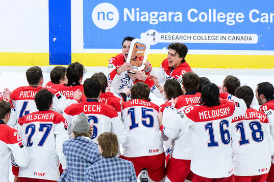 Players of Czech Republic celebrate