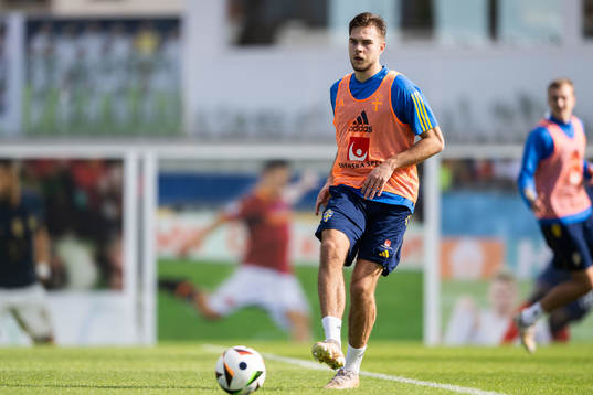Anton Eriksson of the Swedish men's football national team