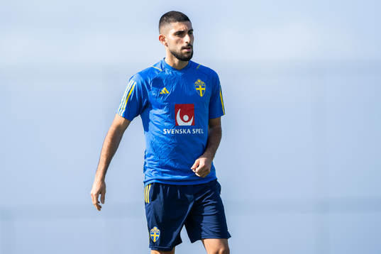 Rami Al Hajj of the Swedish men's football national team at