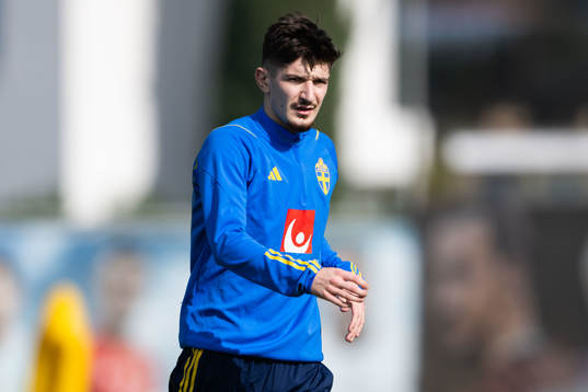 Armin Gigovic of the Swedish men's football national team
