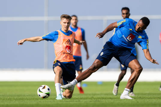 Samuel Leach Holm and Isaac Kiese Thelin of the Swedish
