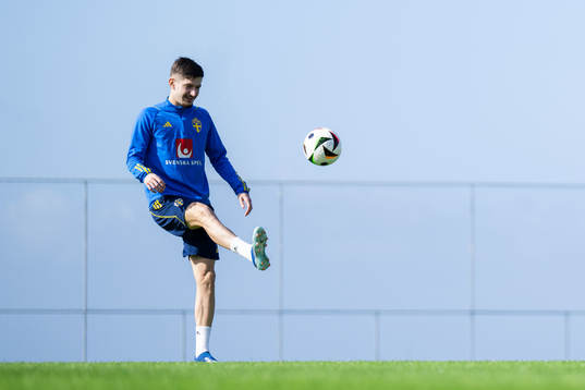Armin Gigovic of the Swedish men's football national team
