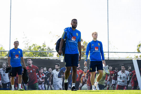 Markus Karlsson, Isaac Kiese Thelin and Victor Larsson of