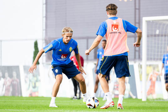 Markus Karlsson of the Swedish men's football national team
