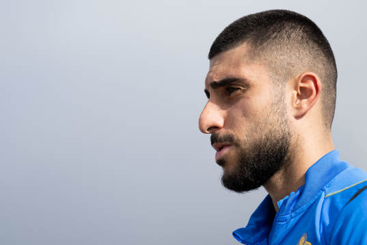 Rami Al Hajj of the Swedish men's football national team in