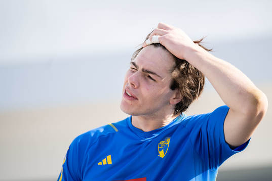 Goalkeeper Jacob Widell Zetterström of the Swedish men's