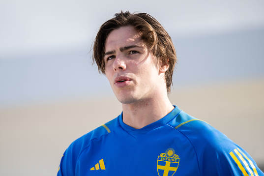 Goalkeeper Jacob Widell Zetterström of the Swedish men's