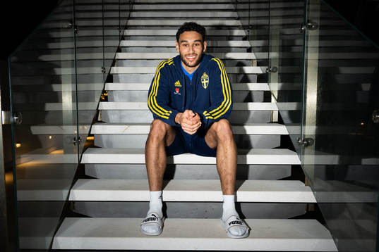 Joakim Persson of the Swedish men's football national team