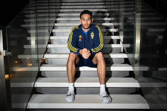 Joakim Persson of the Swedish men's football national team