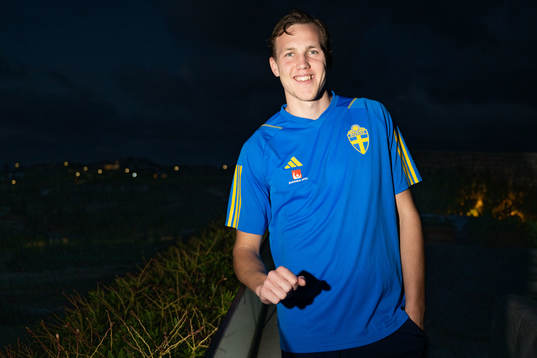 Adam Carlén of the Swedish men's football national team