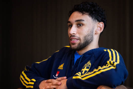 Joakim Persson of the Swedish men's football national team