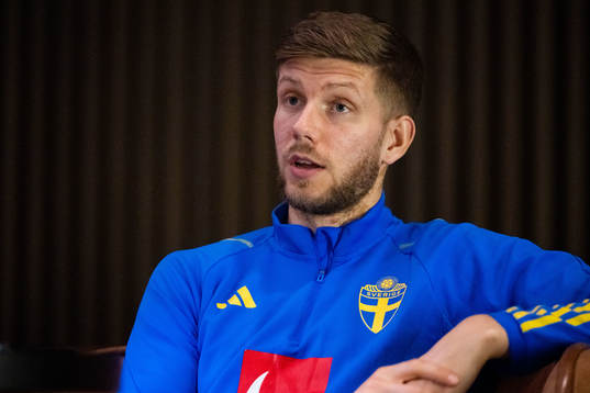 Anton Salétros of the Swedish men's football national team