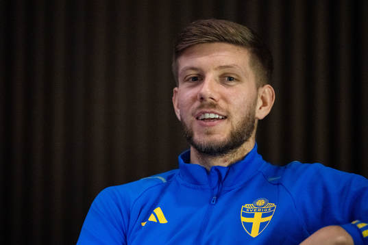 Anton Salétros of the Swedish men's football national team