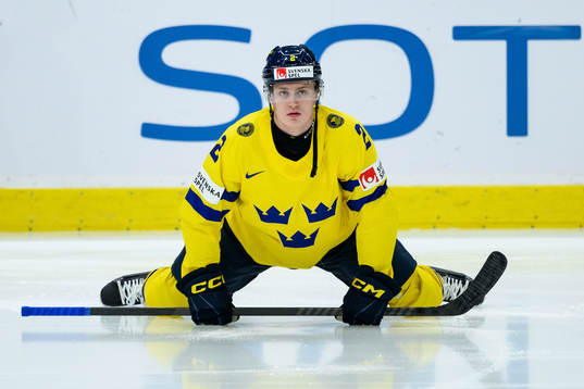 Elias Pettersson ++sahead of the 2024 IIHF World Junior